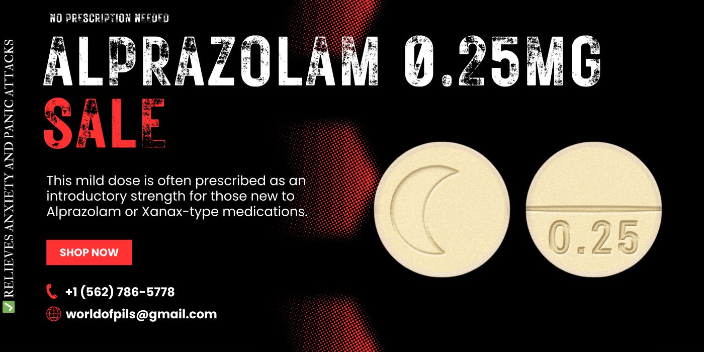 Alprazolam 0.25mg Online – Gentle Relief for Anxiety & Stress 10 Alprazolam 0.25mg Online